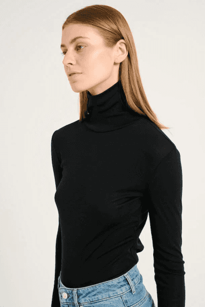 NiniaGZ wool rollneck black